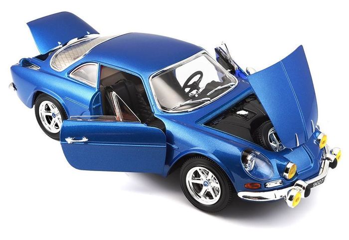 Miniature Alpine Renault A110 1600S Bleue Echelle 1/18e BURAGO