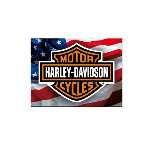Magnet HARLEY-DAVIDSON Flag US