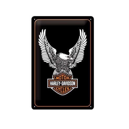 Plaque Métal HARLEY DAVIDSON Aigle