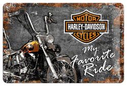 Plaque HARLEY DAVIDSON My Favorite Ride