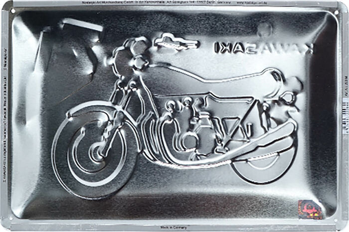 photo n°3 : Plaque Métal KAWASAKI Motorcycle Z1