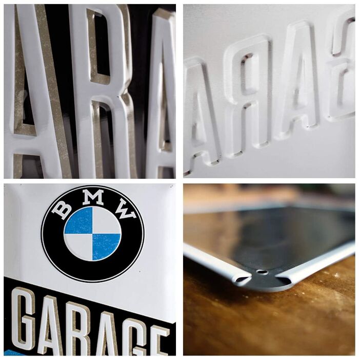 photo n°2 : Plaque Métal BMW Garage