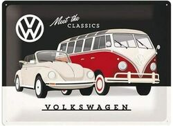 Plaque Métal VW - Meet The Classics