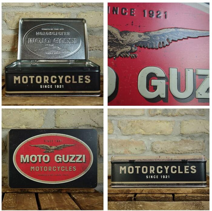 photo n°2 : Boîte Métal Plate MOTO GUZZI