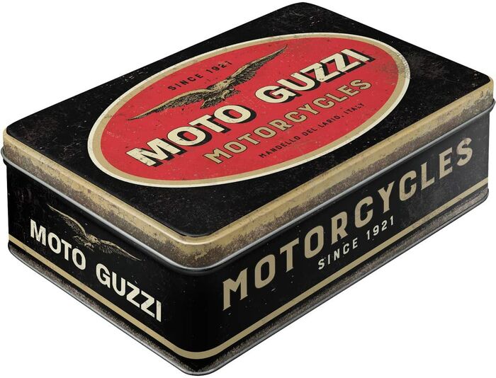 photo n°1 : Boîte Métal Plate MOTO GUZZI