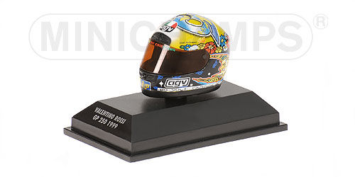 Lot De 3 Casques Valentino Rossi 1999 – Altaya 1/5 – Collection Saison 1999