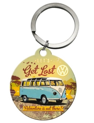 Porte-Clé VW Bulli Let's Get Lost de la Collection Nostalgic-Art