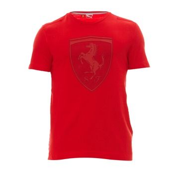 T-Shirt FERRARI Shield Rouge