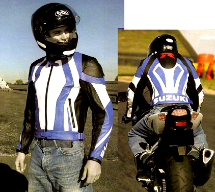 Blouson Cuir Suzuki Racing