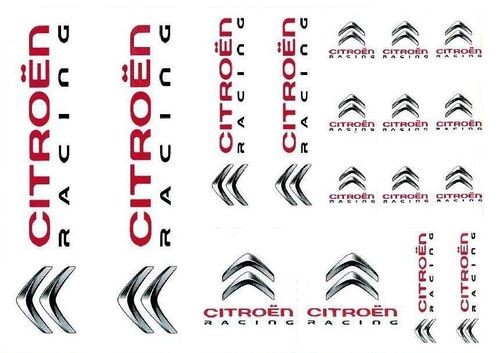 Autocollants CITROEN Racing