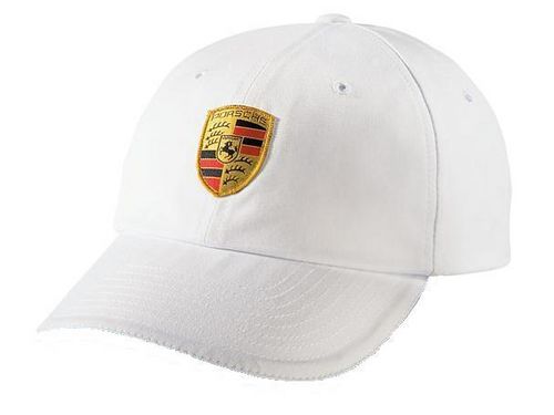 Casquette PORSCHE Blanche Ecusson