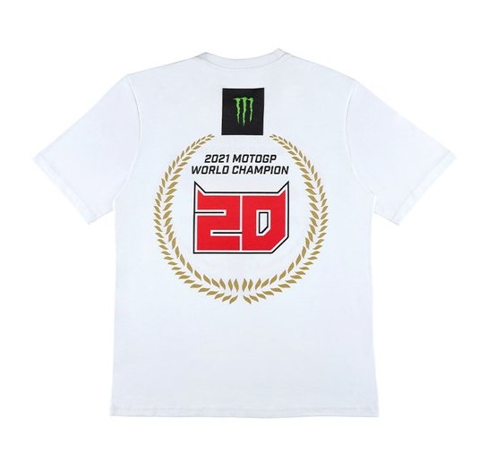 photo n°3 : T-Shirt Fabio QUARTARARO World Champion  MotoGP 2021