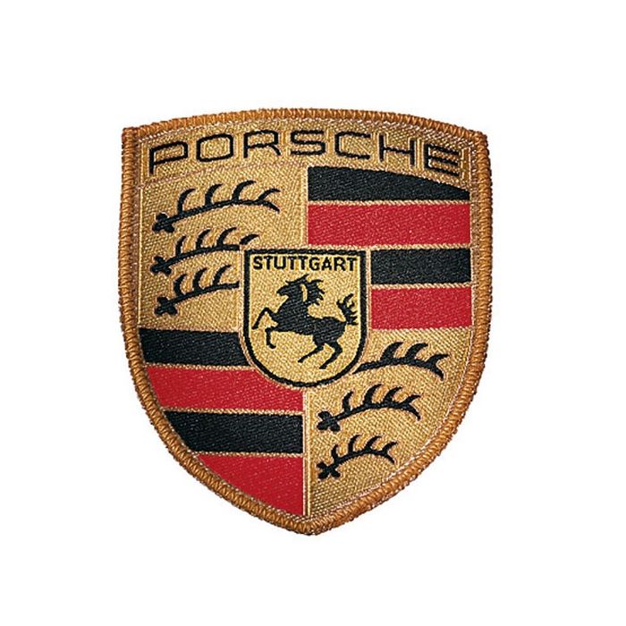 Ecusson PORSCHE à coudre