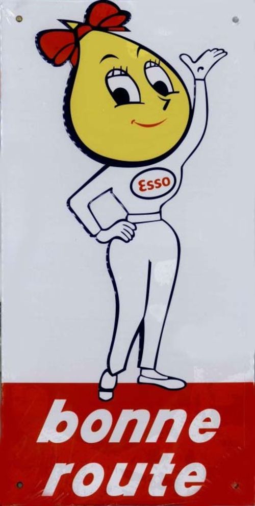 Plaque Publicitaire ESSO