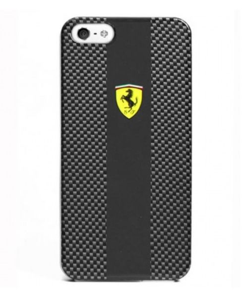 Coque Ferrari iPhone 5 Carbone