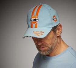 Casquette GULF GPO 1970 Bleue