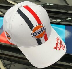 Casquette GULF GPO 1970 Blanche