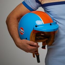 Casque GULF Bleu Cobalt