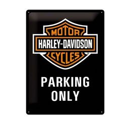 Plaque HARLEY DAVIDSON Parking Only