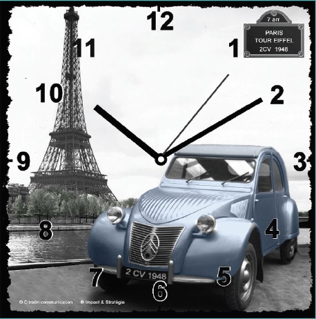 Horloge Métal CITROËN 2CV