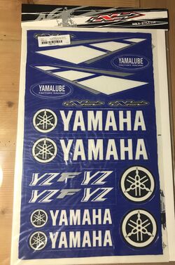 Planche Stickers Yamaha