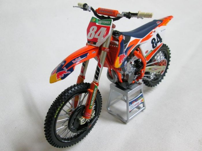 Miniature KTM 450 SXF Red Bull Champion MXGP 2018 Jeffrey HERLINGS