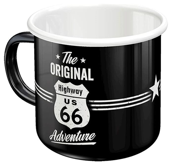 photo n°1 : Mug émaillé ROUTE 66