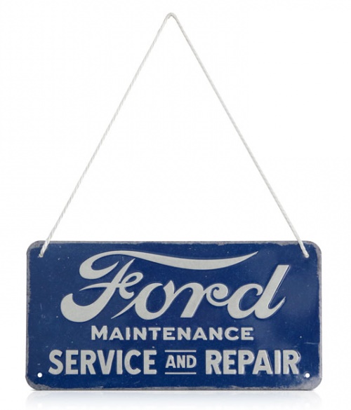 Plaque à suspendre FORD Maintenance Service and Repair