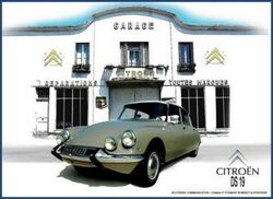 Plaque Métal CITROËN DS 19