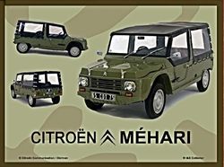 Plaque Métal CITROËN Méhari