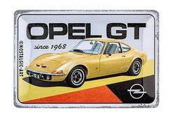 Plaque Métal OPEL GT