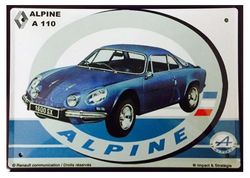 Plaque Métal ALPINE A 110