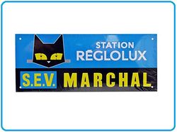 Plaque Métal S.E.V. MARCHAL