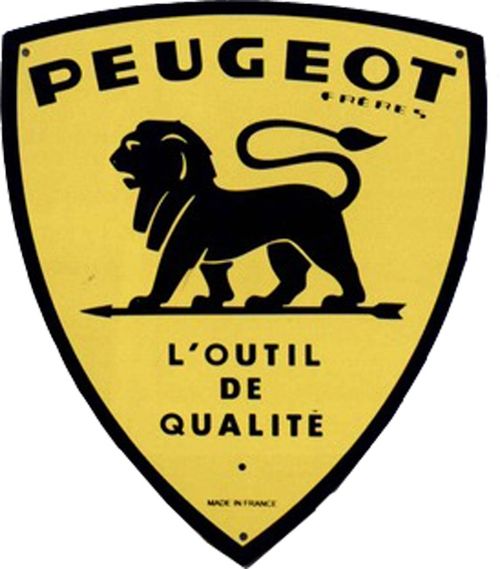 Plaque Métal PEUGEOT Frères