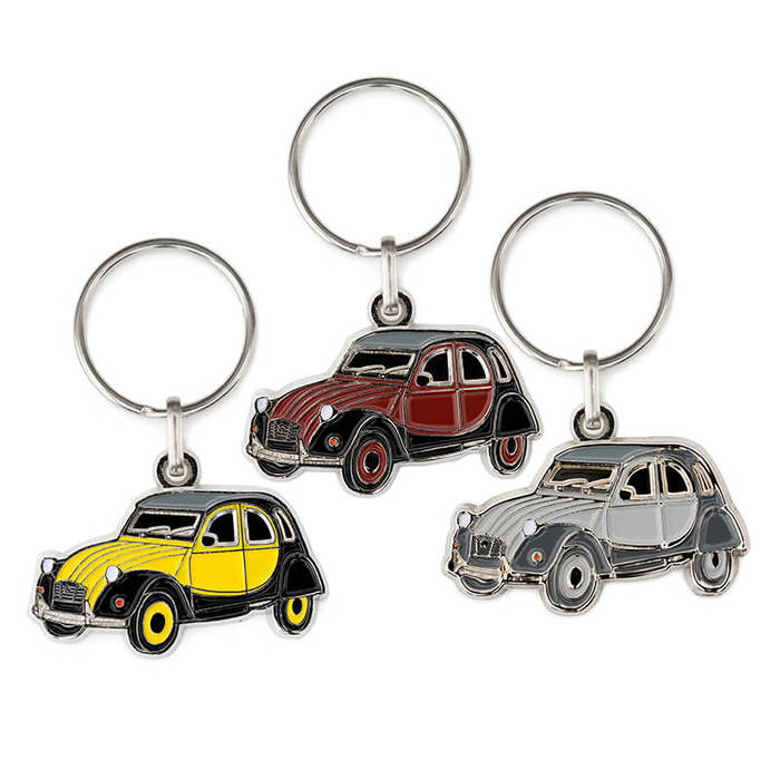 Porte-Clés CITROEN 2CV Métal Collection Officielle CITROEN