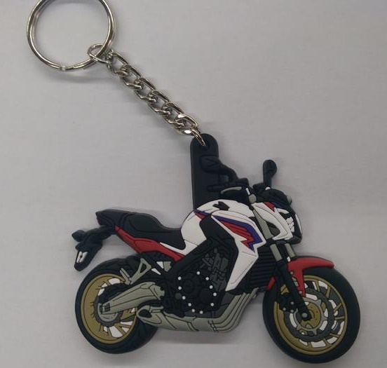 Porte Clé HONDA CB 650 F HRC en Gomme Collection Officielle