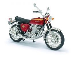 HONDA 750 FOUR ORANGE 05 EN HORLOGE MOTO MINIATURE 