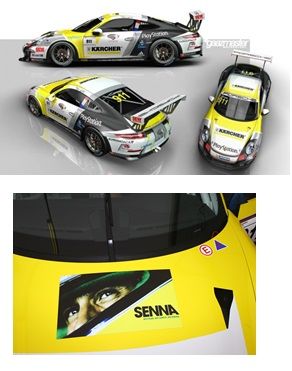 PORSCHE GT3 Cup Hommage A. SENNA