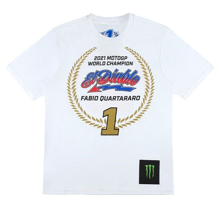 photo n°2 : T-Shirt Fabio QUARTARARO World Champion  MotoGP 2021