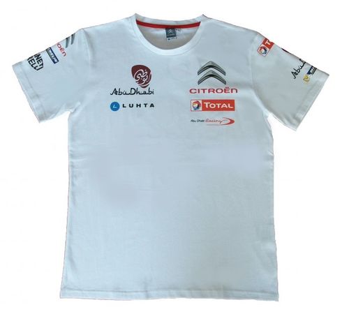 T Shirt CITROEN Abu Dhabi Racing Collection Officielle Citroen WRC