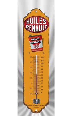 Thermomètre Huiles RENAULT