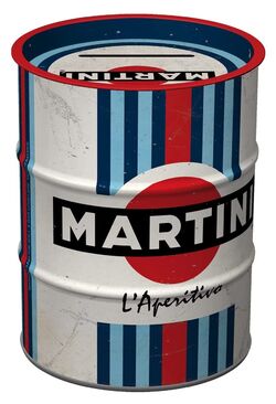 Bidon Tirelire MARTINI