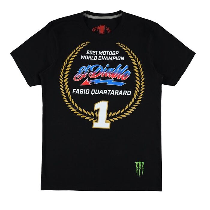 photo n°2 : T-Shirt Fabio QUARTARARO MotoGP World Champion 2021