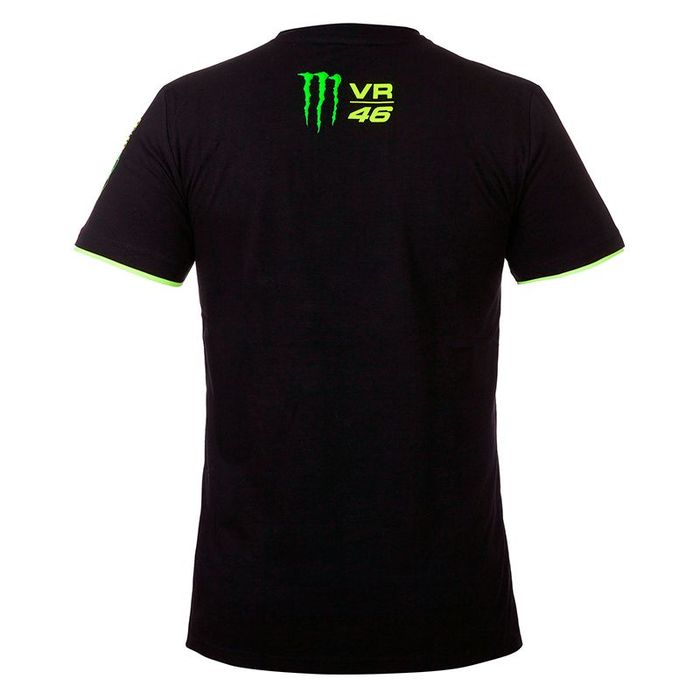 XL VR46 Officiel Valentino Rossi Monza Rallye R/éplique T-Shirt Noir Noir//Jaune
